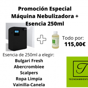OFERTA_MAQUINA_ESNCIA OFERTA ESENCIA Y MÁQUINA NEBULIZADORA