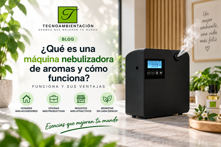 Máquina nebulizadora de aromas