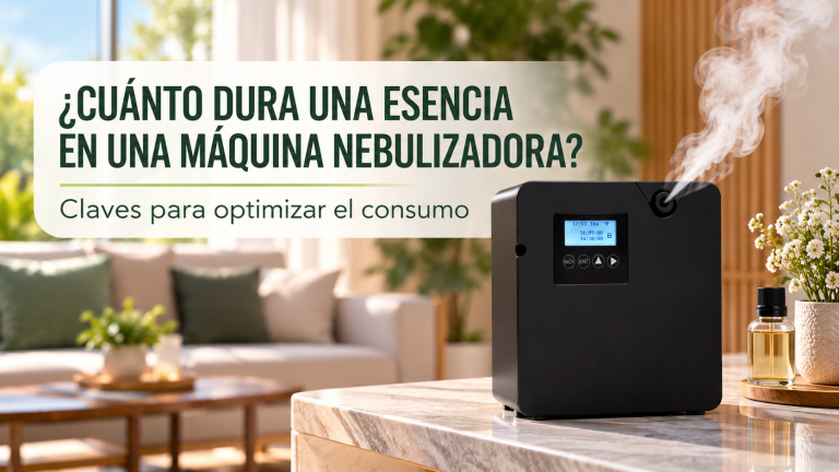 Cuánto dura una esencia en una máquina nebulizadora